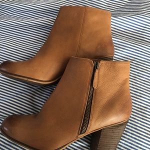 BP Brown Booties with Zipper